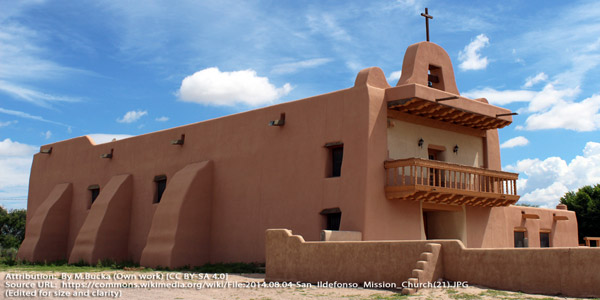 Reservation: San Ildefonso Pueblo mission church