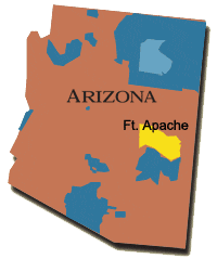 Map: Arizona, Ft. Apache