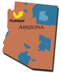 Map: Arizona, Hualapai