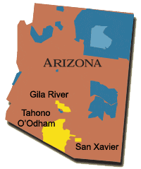 Map: Arizona, Papago