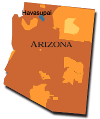 Map: Arizona, Havasupai