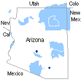 Map: Arizona, Yaqui