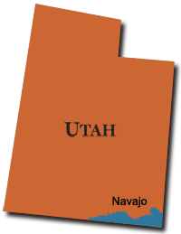 Map: Utah, Navajo
