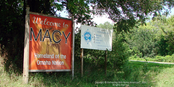 Reservation: Omaha welcome sign