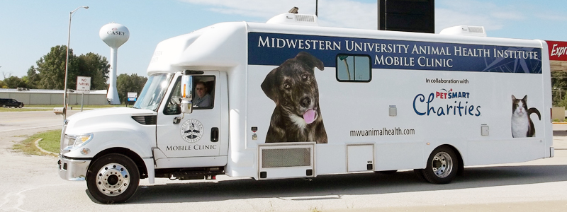 Midwestern University Animal Health Institute Mobile Clinic