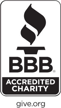 We are a BBB-accredited charity